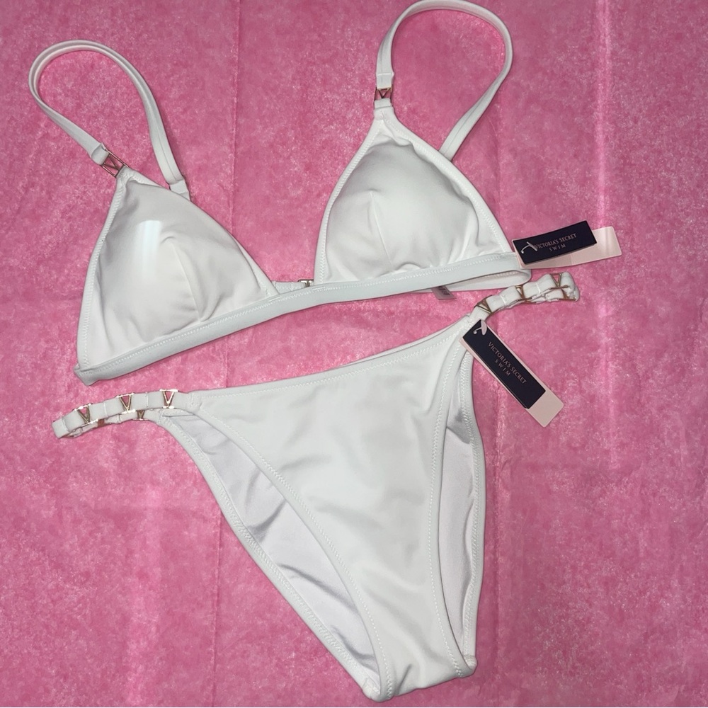Victoria’s Secret White Bikini Set Small/Medium